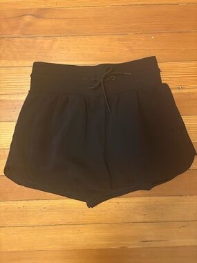 Old Navy Black High-Waist Athletic Shorts with Drawstring